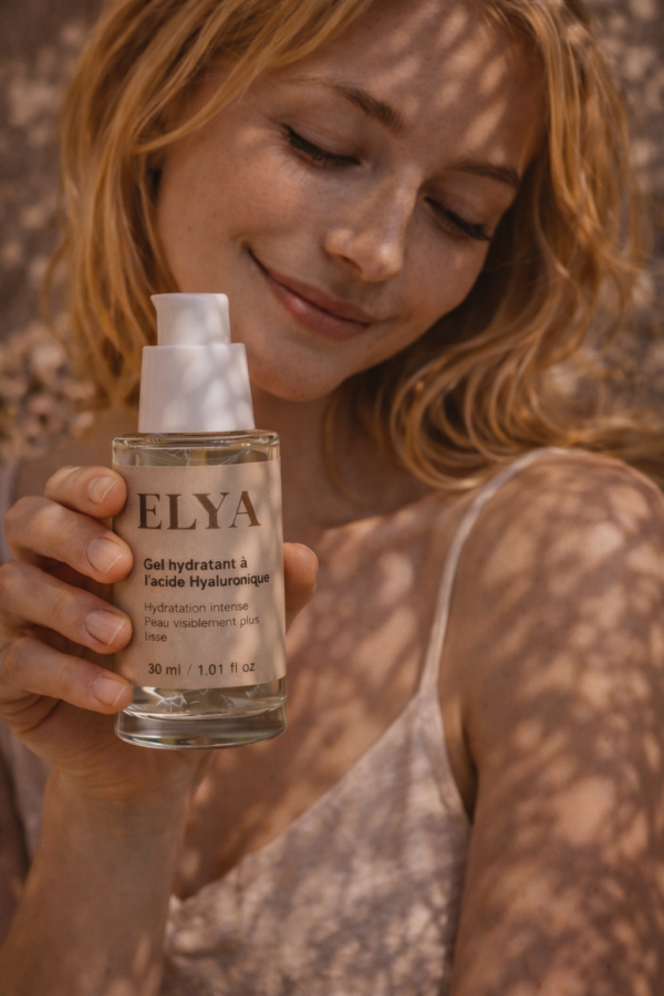 gel hydratant à l'acide hyaluronique