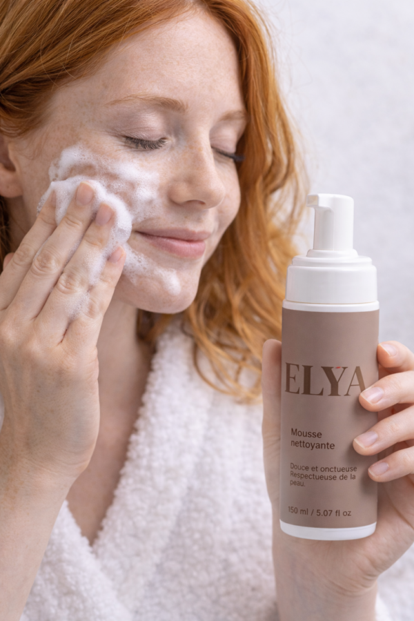 Mousse nettoyante douce
