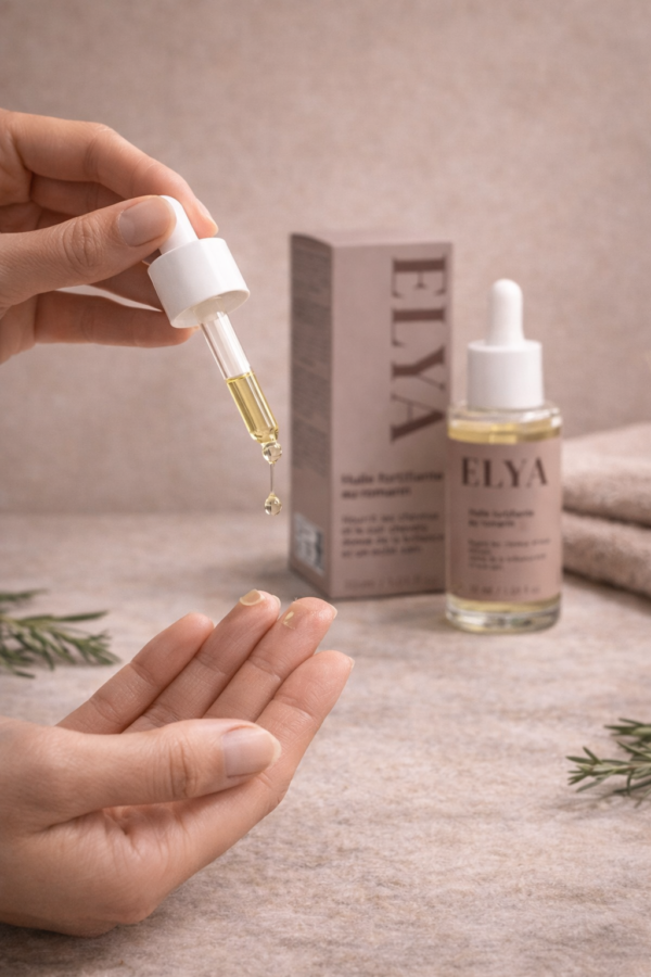 Huile capillaire fortifiante romarin