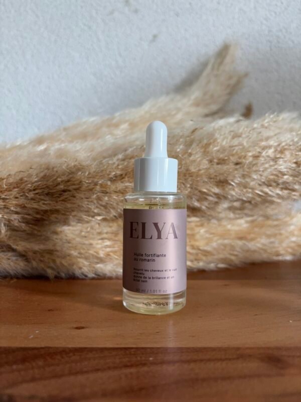 huile capillaire au romarin cheveux forts & brillants