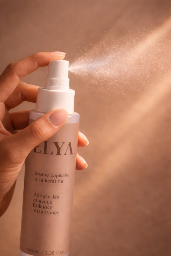 brume capillaire à la kératine