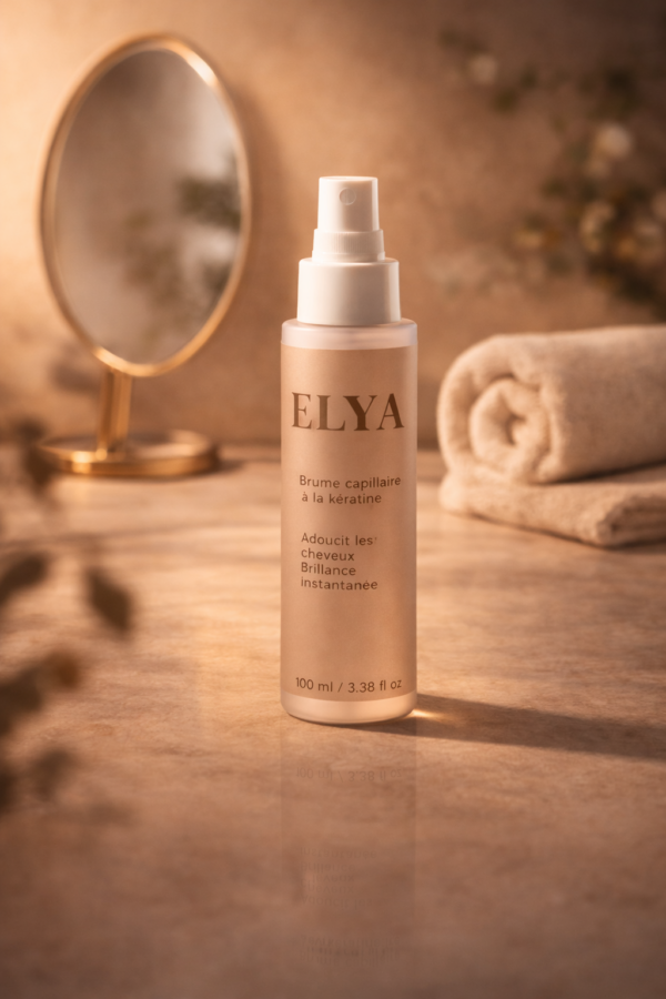 brume capillaire à la kératine