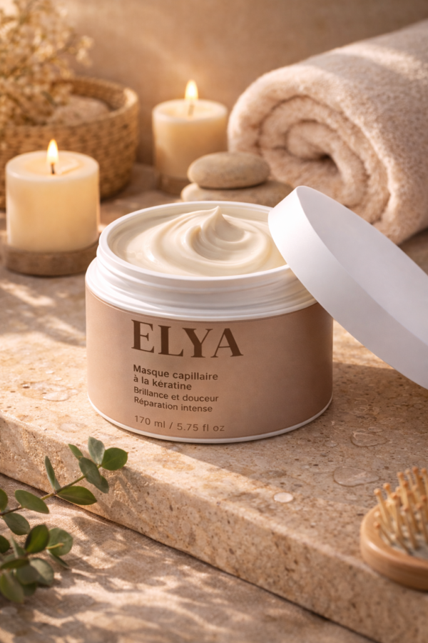 masque capillaire à la kératine