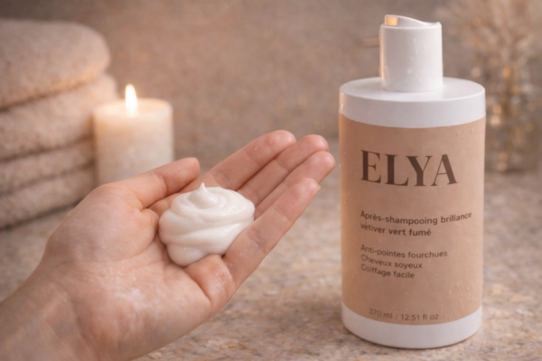 après shampoing brillance vétiver vert fumé