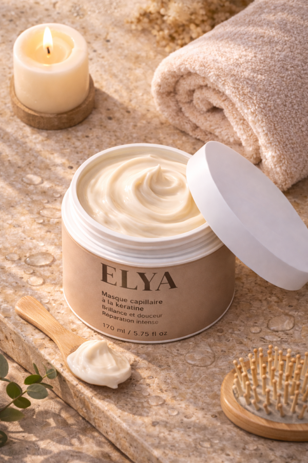 masque capillaire à la kératine
