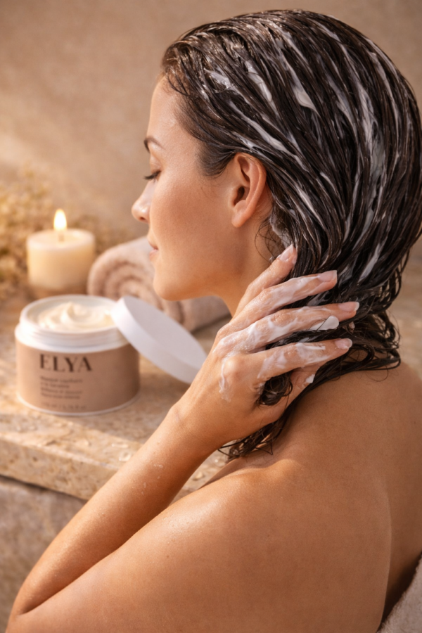 masque capillaire à la kératine