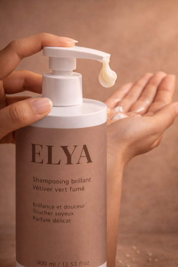 shampooing brillantasses vétiver vert fumé